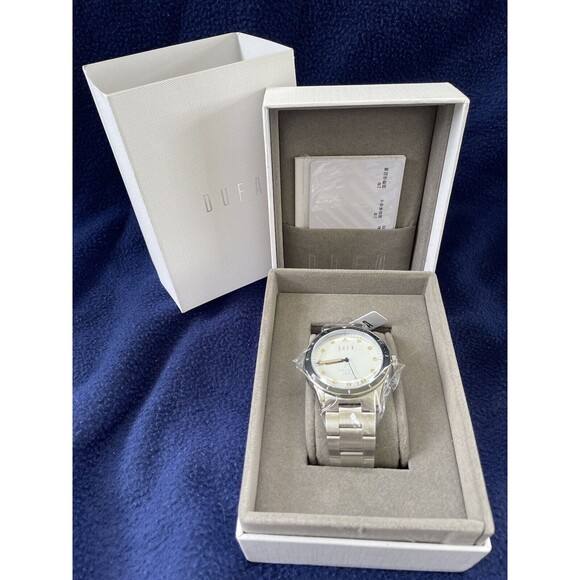 DUFA Bauhaus Men's Watch – Stainless Steel Bracelet, Box & Papers, New-Open Box - Picture 1 of 4